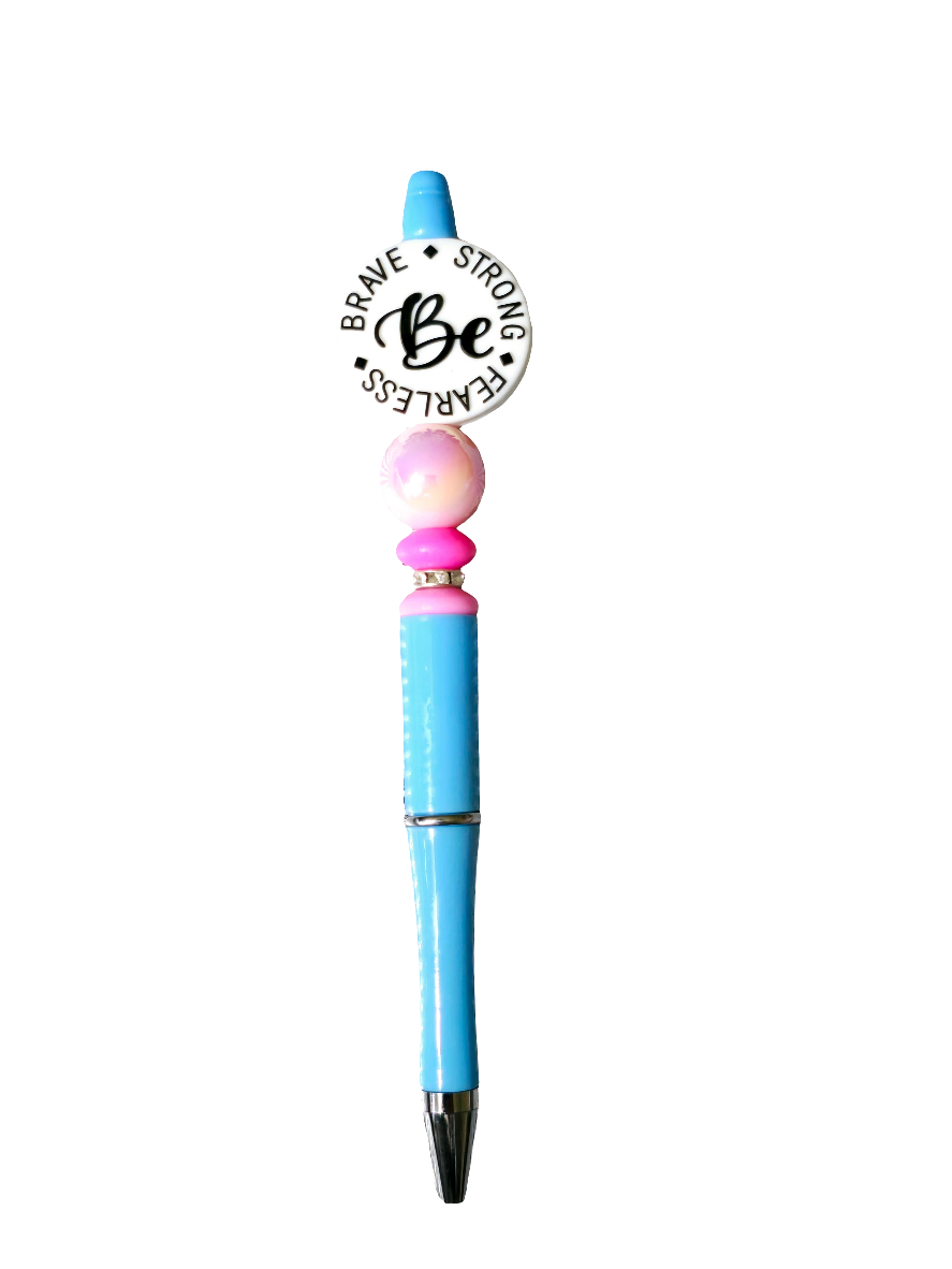 Be .. beaded ballpoint black ink pen