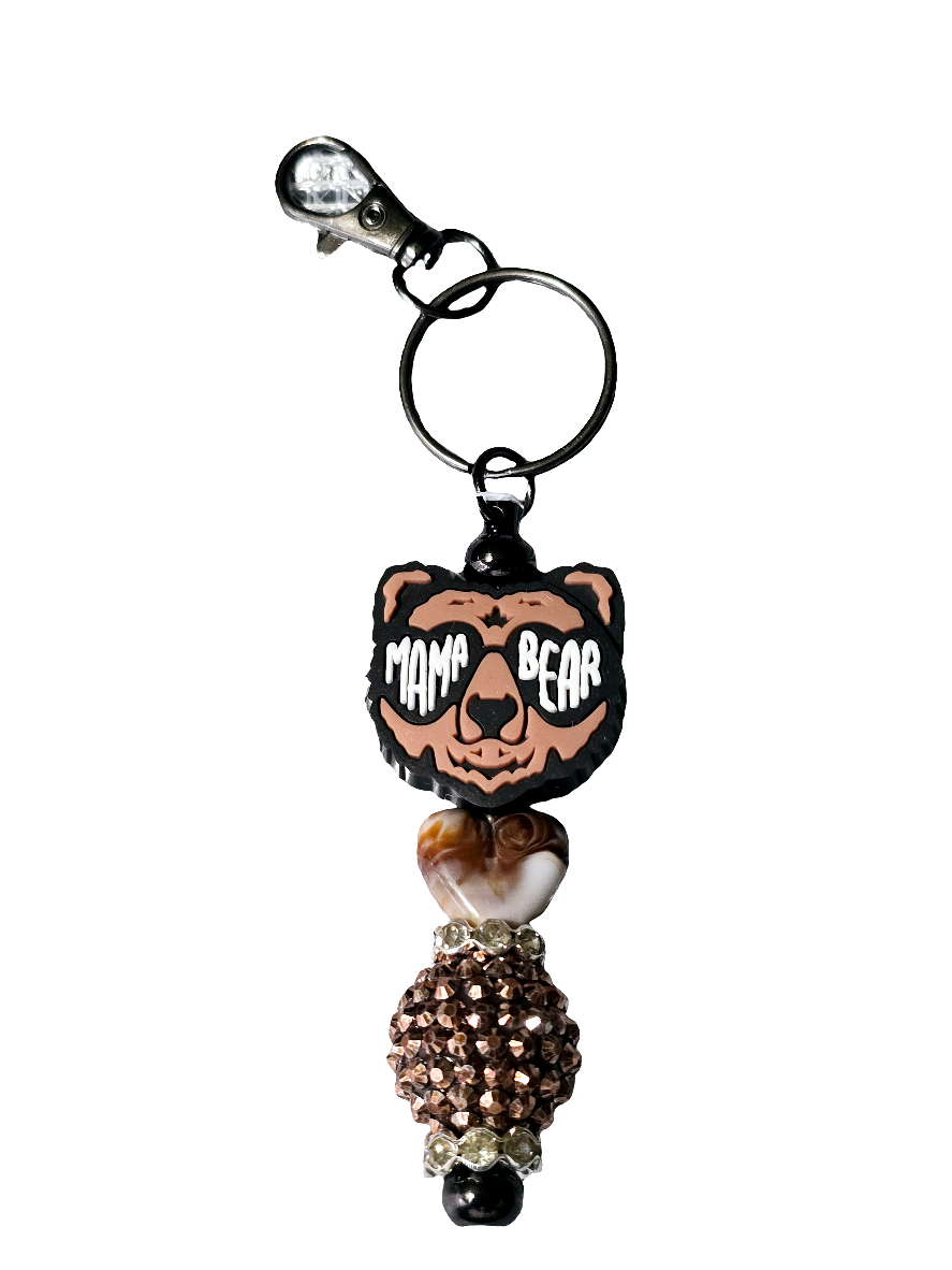 Mama bear keychain